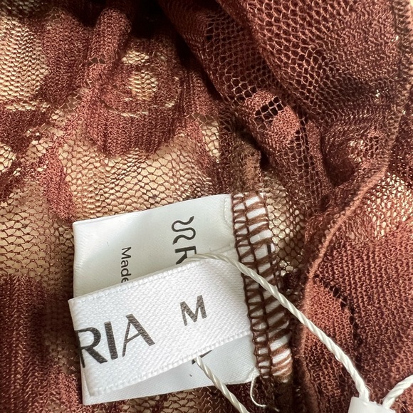 REORIA Lace Tops for Women Halter Sexy Going Out Tank Crop Y2K  Top Size Med - Picture 7 of 7